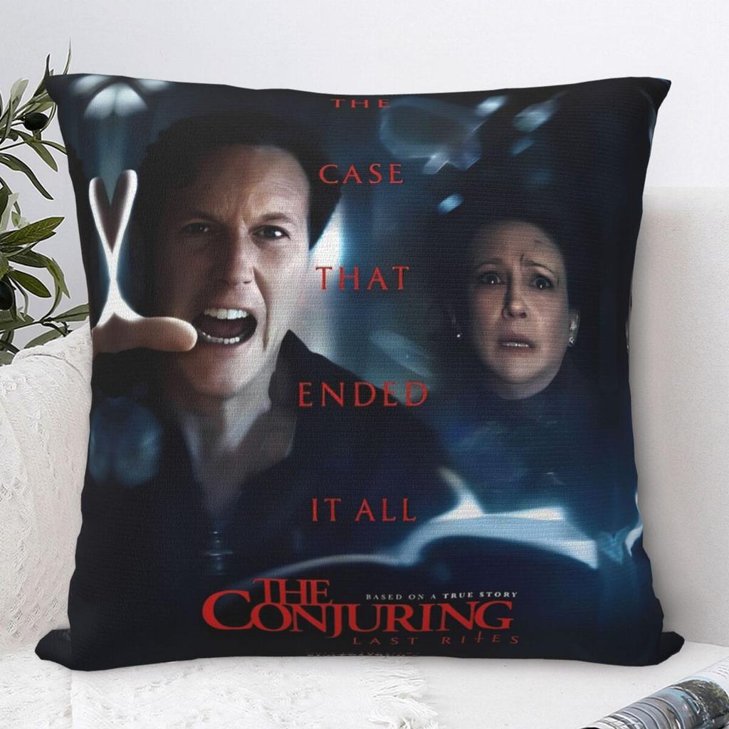Pillow Cover The Conjuring Last Rites Design Cushion Cover Vintage Pillow Case For Chair Sofa Home Decoration Pillowcases