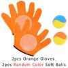 1 set Set Guanto Palla Appiccicosa (Palla Morbida Inclusa) - Lanciare Catcher Gioco di Coordinazione Occhio-Mano Cane Inseguitore Giocattolo Interattivo Accessori