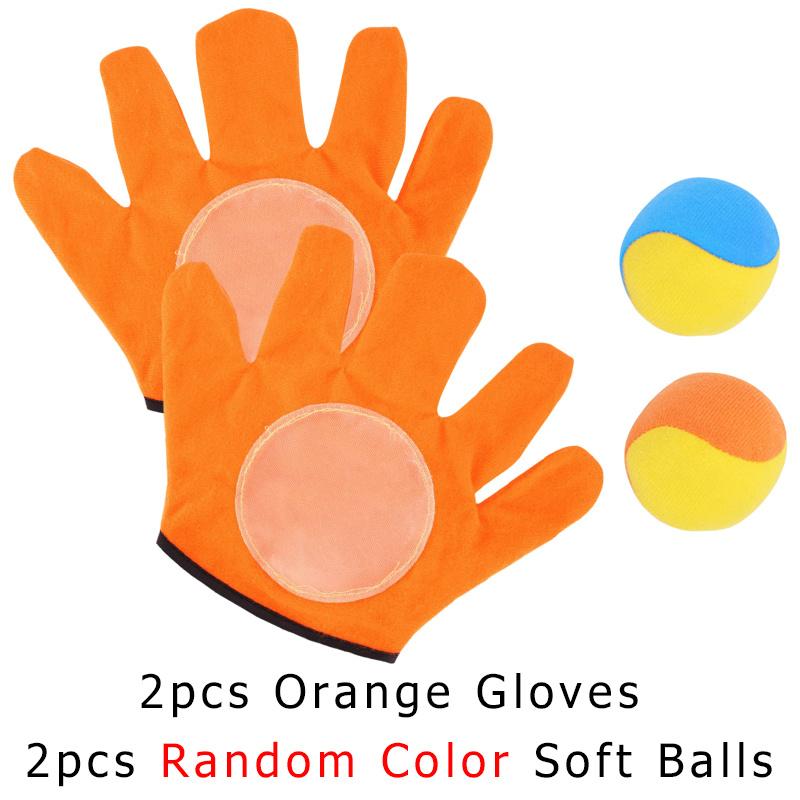 1 set Set Guanto Palla Appiccicosa (Palla Morbida Inclusa) - Lanciare Catcher Gioco di Coordinazione Occhio-Mano Cane Inseguitore Giocattolo Interattivo Accessori