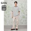 GXG Men's Pleated Washed Straight-Leg Jeans