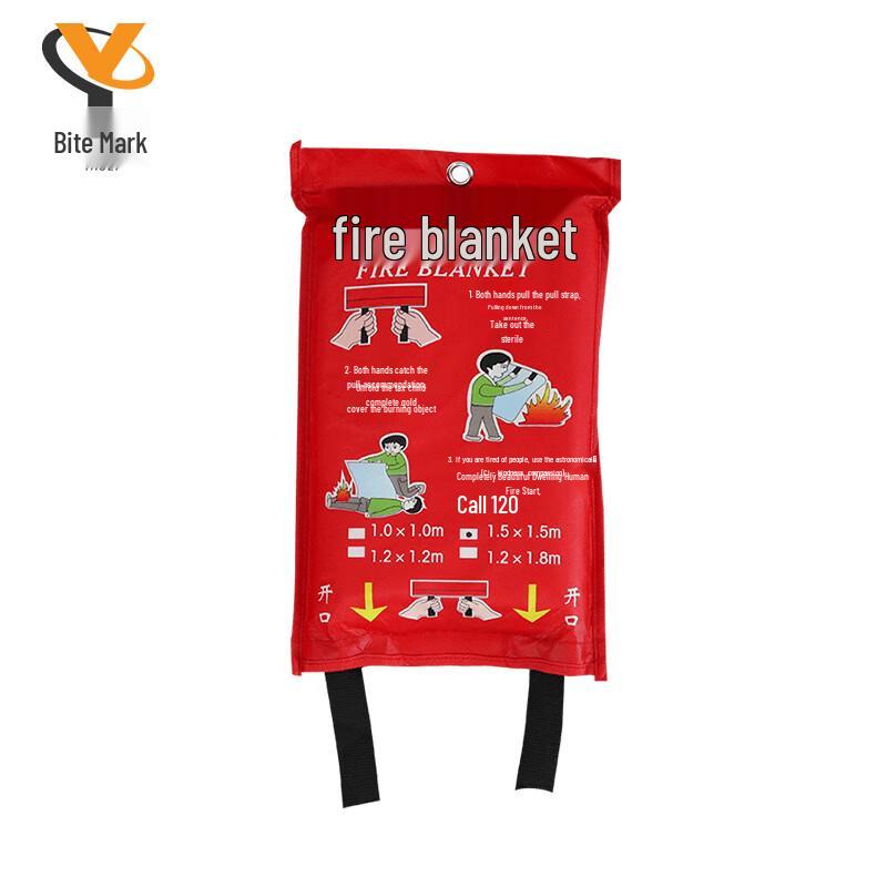 Certified Fiberglass Fire Blanket 1x1m