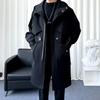 JEEP SPIRIT Men's Mid-length Hooded Trench Coat