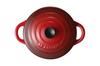 LE CREUSET Mini Cocotte, Cherry Red, Heat-Resistant, Microwave, Oven, and Dishwasher Safe [Official Japanese Product]