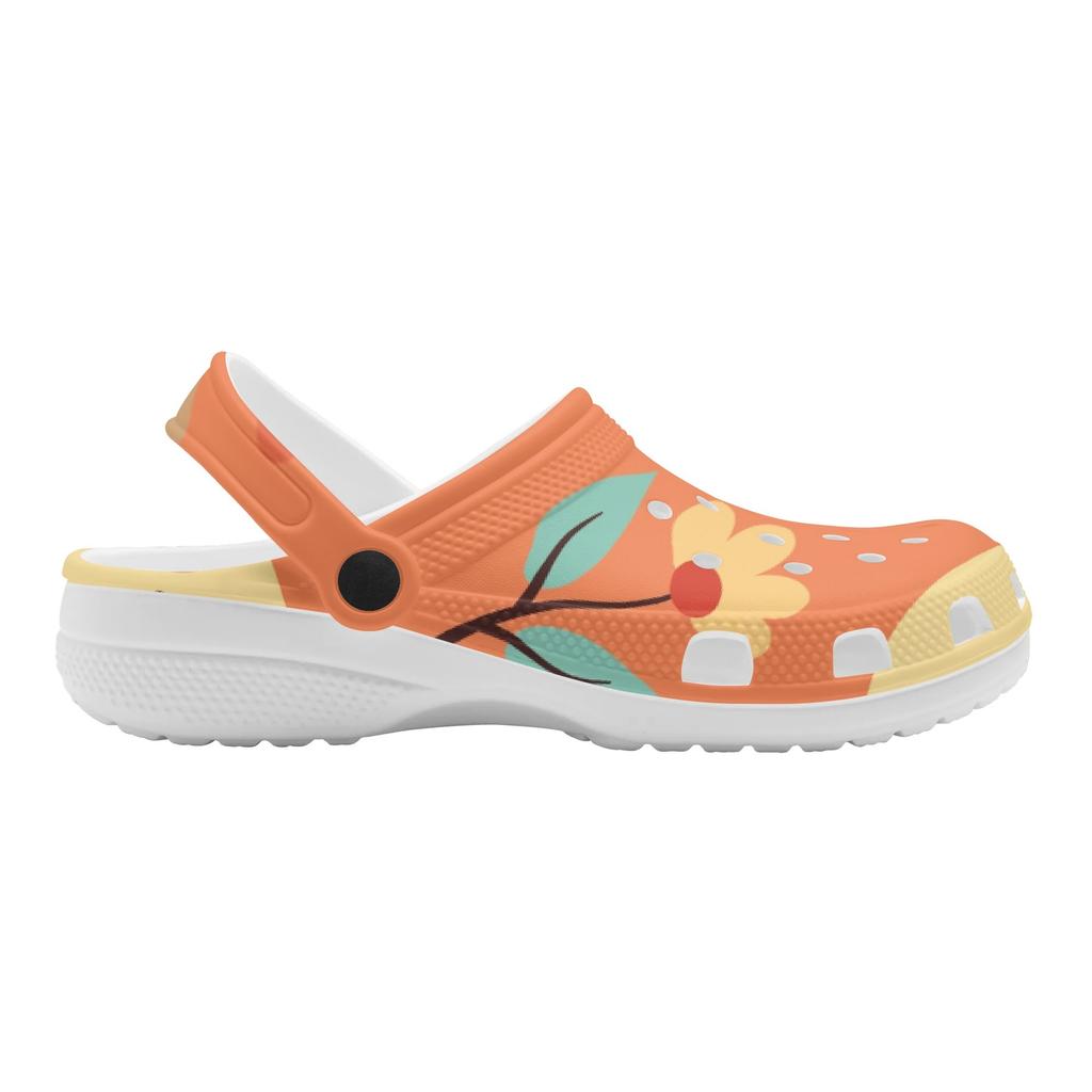 Cute Pattern EVA Clogs for Women Men Easy Clean Lightweight Slip On Casual Shoes Soft Sole Summer Sandals Summer Daily Wear