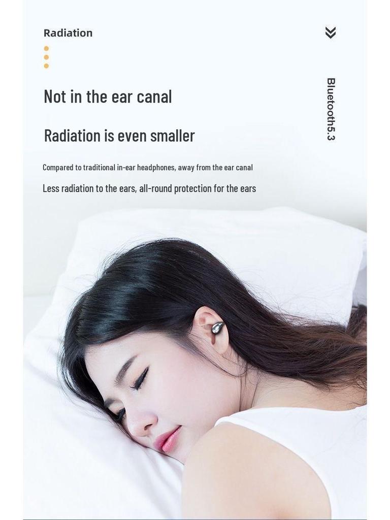 Sporty Over-Ear Wireless Bluetooth Ear Clip Earbuds for Men & Women