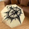 1PC Compass NauticalAutomatic Open/Close Umbrella with Windproof, 8-Rib Sturdy Canopy, Durable Ribs, Fashionable Design1279A