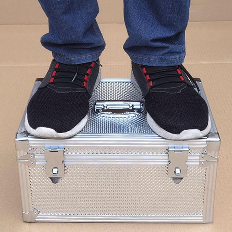 Große verschließbare Aufbewahrungsbox aus Aluminiumlegierung für Geld und Dokumente