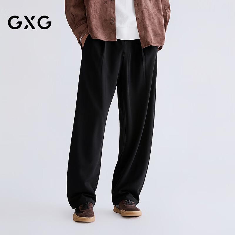 

GXG Men s Black Micro-Textured Casual Trousers 3XL