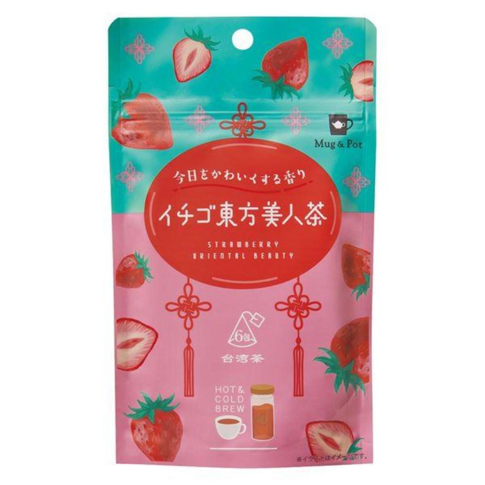 Japan Mug&Pot (Strawberry Eastern Beauty Tea / Passion Fruit Four Seasons Spring Tea) 6 Bags