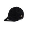 VARZAR VA Square Suede Ball Cap Black