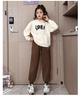 Girls' Fleece-Lined Lambswool Winter Pants: Thick, Warm, One-Piece Casual Wear for Middle and Big Kids