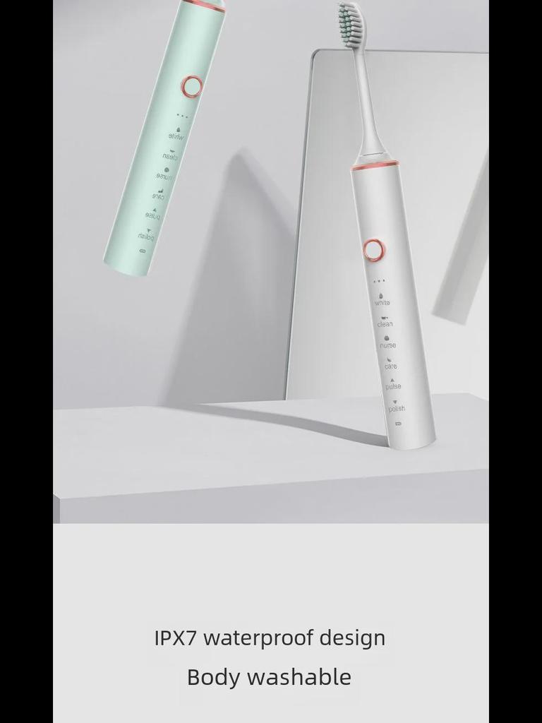 Rechargeable Soft Bristle Electric Toothbrush for Adults - Portable Gift Edition