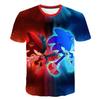 2026 Sonic Shadow The Hedgehog T Shirt For Men Women 3D Print Anime Graphic Tee Short Sleeve Round Neck Casual Streetwear Tops