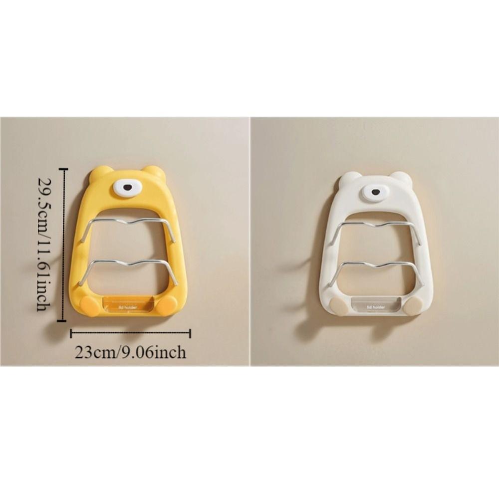 Wall Mount Pot Lids Holder 2-Tier Pot Lid Organizer Space Saving Vegetable Board Rack Cabinet Door