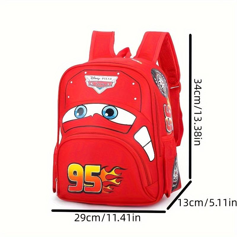 Neuer Kindergarten-Schulranzen Niedlicher Kinderrucksack Zeichentricktasche Niedlicher Kinderrucksack Zeichentrickauto-Rucksack Lässig