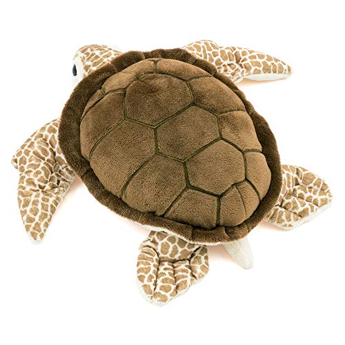 Calorata Loggerhead Sea Turtle Plush Toy (Medium Size/Soft Touch) Realistic Turtle Sea Creature Toy Doll Gift Present Birthday (Twice Tested) / Christ