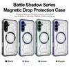 Battle Shadow Series Armor Phone Case for Samsung Galaxy A56 5G,A55,A54,A37,A36,A35,A34 Shockproof Anti‑Drop Protective Cover