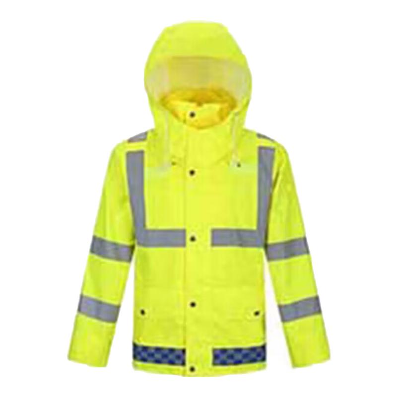 Zhuopu Fluorescent Yellow Reflective Rain Suit