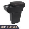 2011 FIAT 500 Center Armrest Box Accessories