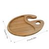 Appetizer Plates Wine Glass Holder Cocktail Charcuterie Plates Wine Glass Topper Wooden Serving Tray Small Cheese Board forParty