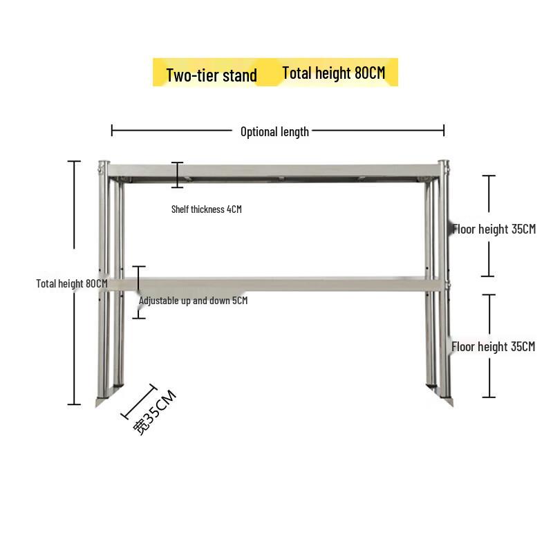 

Baidehui Industrial Stainless Steel Commercial Storage Rack