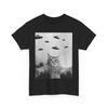 Cat Selfie with UFO Shirt, Cat Space Lovers Cats Owner Women Men T-Shirt Mens Womens Tees Top