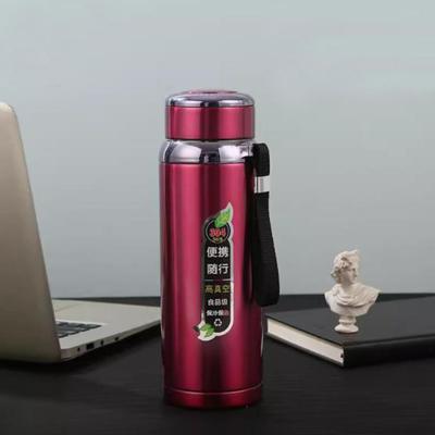 Hochwertige tragbare isolierte Wasserflasche, hohe Kapazität 800 ml, Geschäfts-Teetassen mit Griff, Thermoskanne