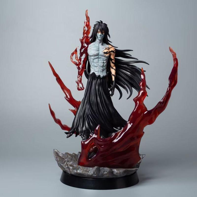 Bleach Oversize Anime Figurine Model Gk Kurosaki Ichigo Getsuga Tensho Zangetsu Action Figure 41cm Statue Collection Toys Figma