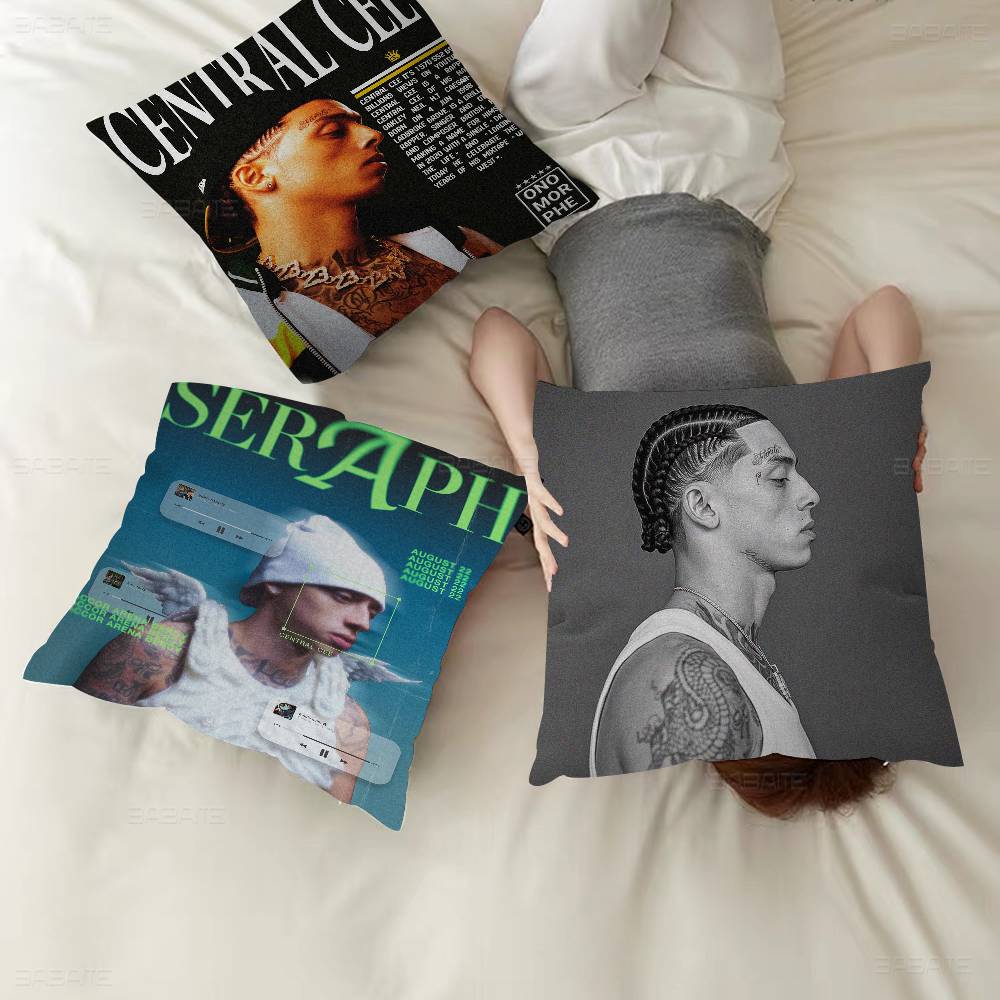 Singer Central Cee Personalized Pillow Dust Cover Bedroom Kids Party Decoration Pillowcase Birthday Children Gift