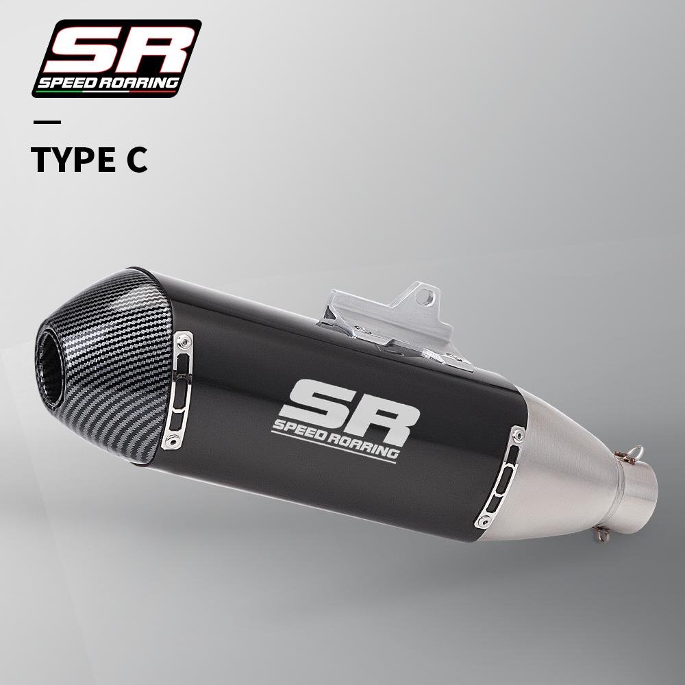 Universal Escape Moto 51mm Motocross Muffler Pitbike ATV Scooter For CRF150F CRF250F EXC WR450 RC390 S118