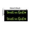 2pcs Rearview Mirror Decal Affirmation Car Stickers Trust In God Adhesive Mirror Decal Styling Decals Car Interior Decorations