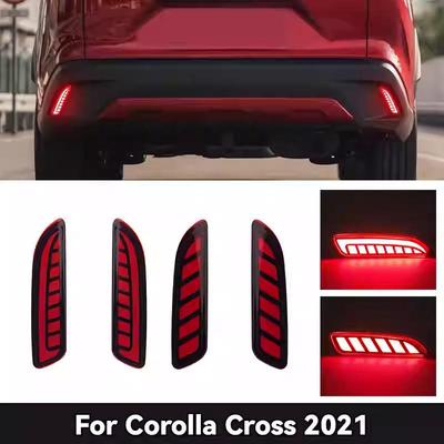 LED-Heckstoßstangenlicht für Toyota Corolla Cross/RAV4 - Blinker, Nebelschlussleuchte und fließendes Warnlicht