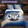Canterbury-Bankstown Bulldogs Pattern Microfiber 3Pcs Bedding Set Decor Duvet Cover Set For Bedroom Home Use