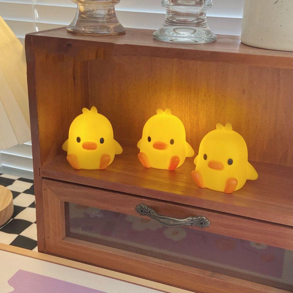LED Duck Night Light Cartoon Bedside Lamp Sleeping Lamp  Bedroom Decorative Lighting