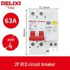 Delixi DZ47sLE Air Switch Circuit Breaker with Leakage Protection (1-4P, Single/Three-Phase, N)