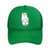 Cat with Devil Horns Meme Fashion Mesh Baseball Cap Breathable Casual  Hats Outdoor For Unisexs And Womens