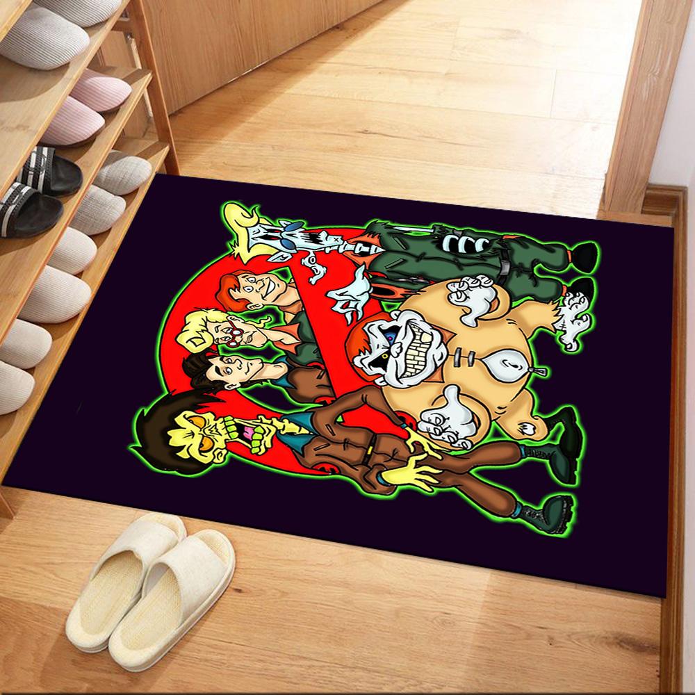 Ghostbusters Movie Compilation Square rugs are a great choice for living rooms, bedrooms, home décor, and as gifts.