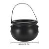 Candy Cauldron Halloween Bucket Witch Basket Plastic Treat Black Pot Bowl Kettle Trick Pumpkin Holder Or Goodie Photo Costume
