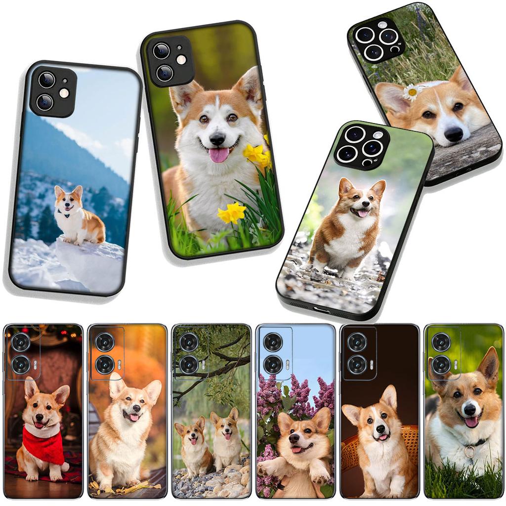Handyhülle Haustier Süßer Hund Corgi für Samsung Galaxy A36 A17 A26 A07 A35 A54 A53 A13 A33 A34 S8 S9 S20 S21 FE S10 Plus Hülle