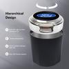 Suede Car Interior Ashtray Portable Garbage Box Storage Barrel For Ford Focus 2 3 Mondeo Kuga Fiesta MK7 Escort Edge C-Max Fiest