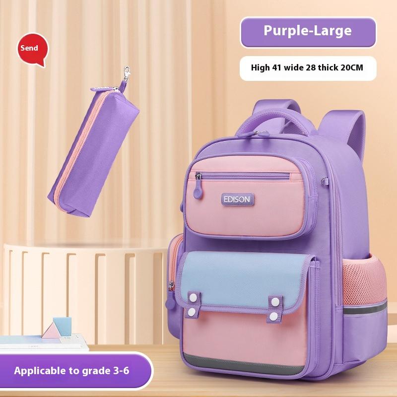 2024 High Capacity Children School Bags British style Kids Backpack In Primary Schoolbag For Teenager Boys Waterproof Backpacks