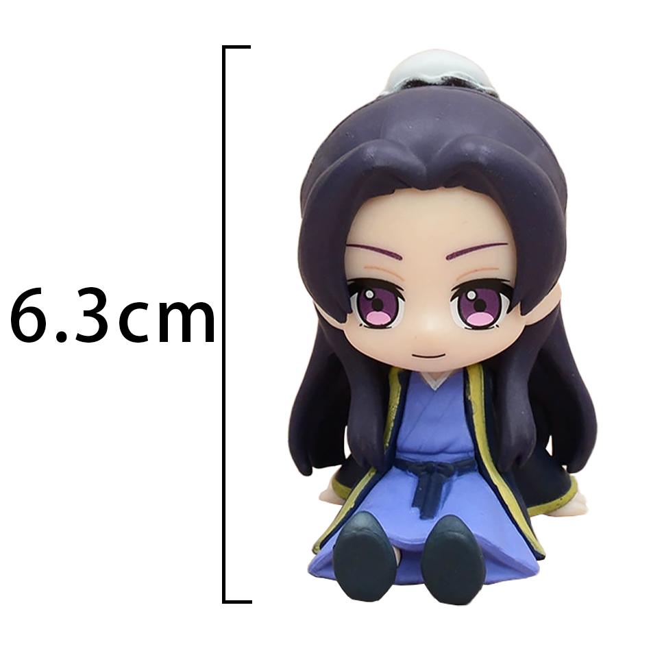 Apothecary Diaries Maomao Jinshi Q Version Mini Figure - Kawaii Anime Sitting Toy Desktop Car Ornament Model Gift