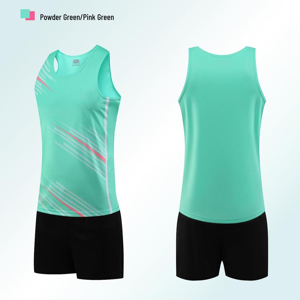 Unisex Professional Track & Field Sportswear Set: Marathon Racing Vest & Training Uniform