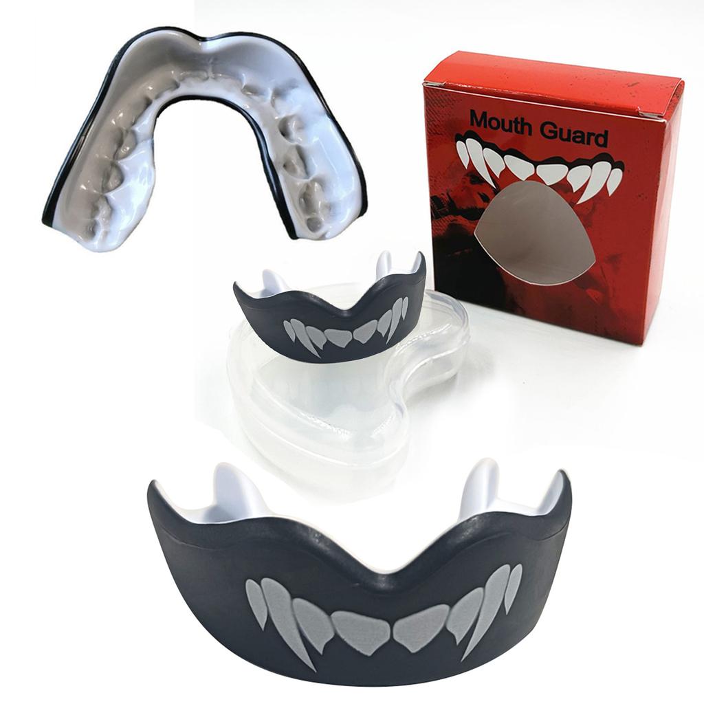 Sports Mouth Guard Sports Mouthpiece Shock Absorbing Boxing Tooth Guard EVA Gum Shield for Martial Arts & MMA