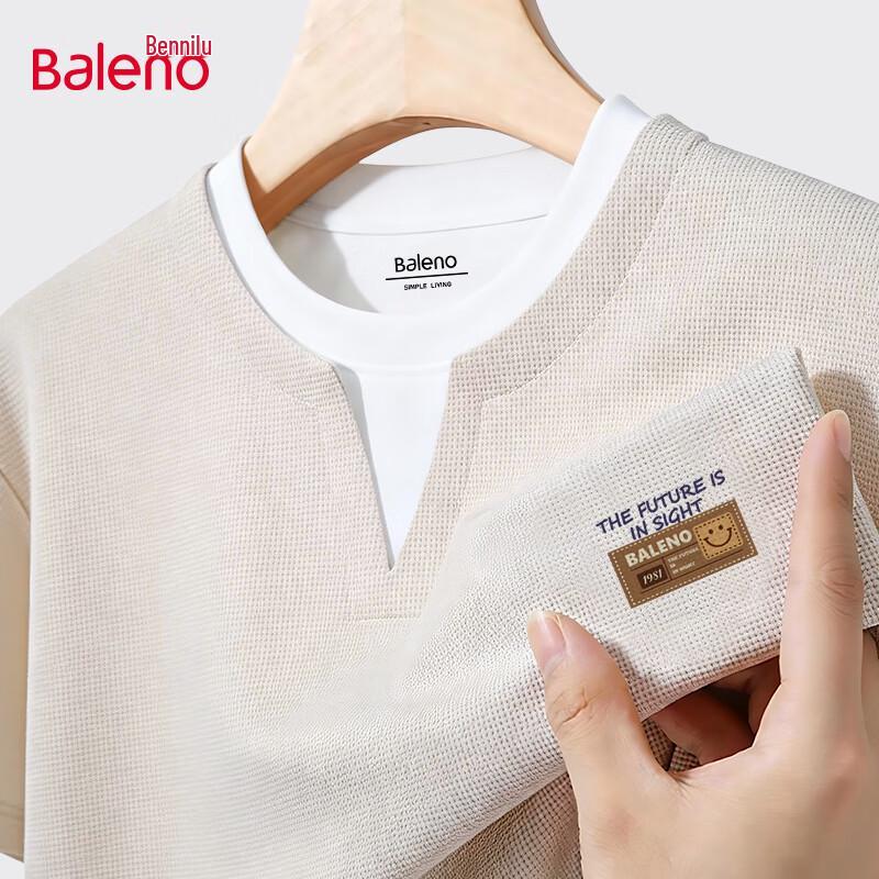 Baleno Men s Faux Two-Piece Short Sleeve T-Shirt M