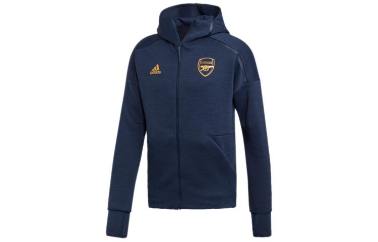 Adidas Arsenal Jackets Men s College Navy Hooded Moderate Straight Fit EH5612 S