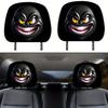 Car Seat Headrest Cover 2-Piece Funny Car Headrest Protector For Front Seat Protector Automotive Decorations For Vehicle Truck