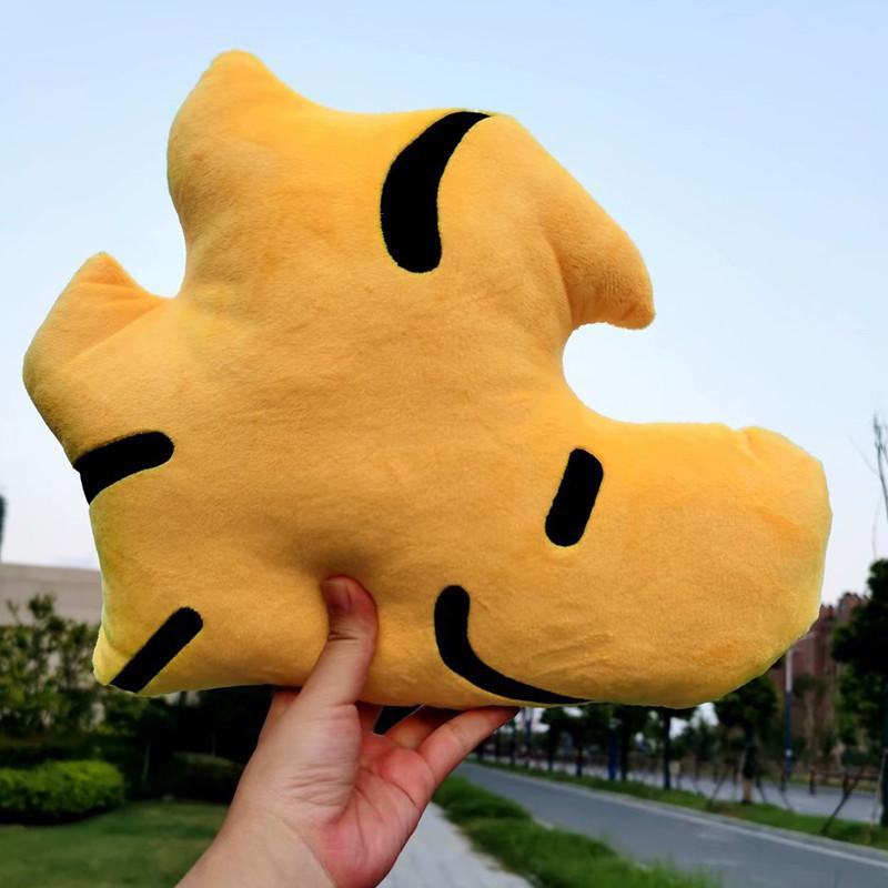 

Плюшевая автомобильная подушка-игрушка, мягкая кукла 3080см, украшение жёлтый