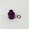 6 pezzi adattatore estensore per iniettore carburante per rail carburante adatto per toyota honda tutti 11mm ev1 ev6 ev14 tutti 14mm a 11mm adattatore o-ring incluso
