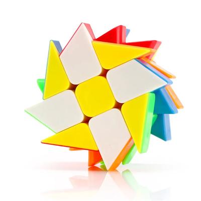 Meilong Cubing Classroom Windmill Cube 3x3 Magic Cube Stickerless Puzzle Cubes Professional Speed Educational Toys